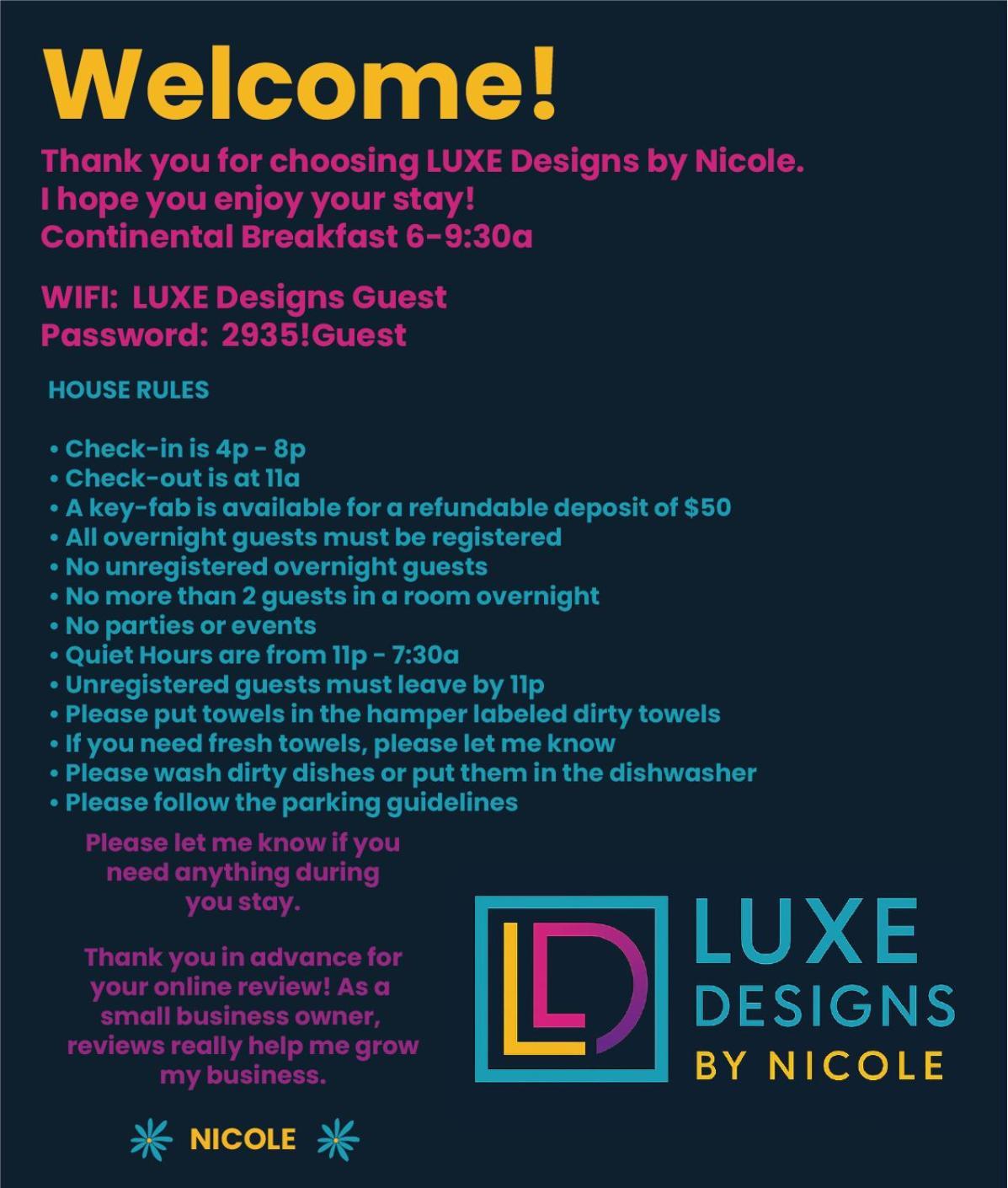 Luxe Designs By Nicole *